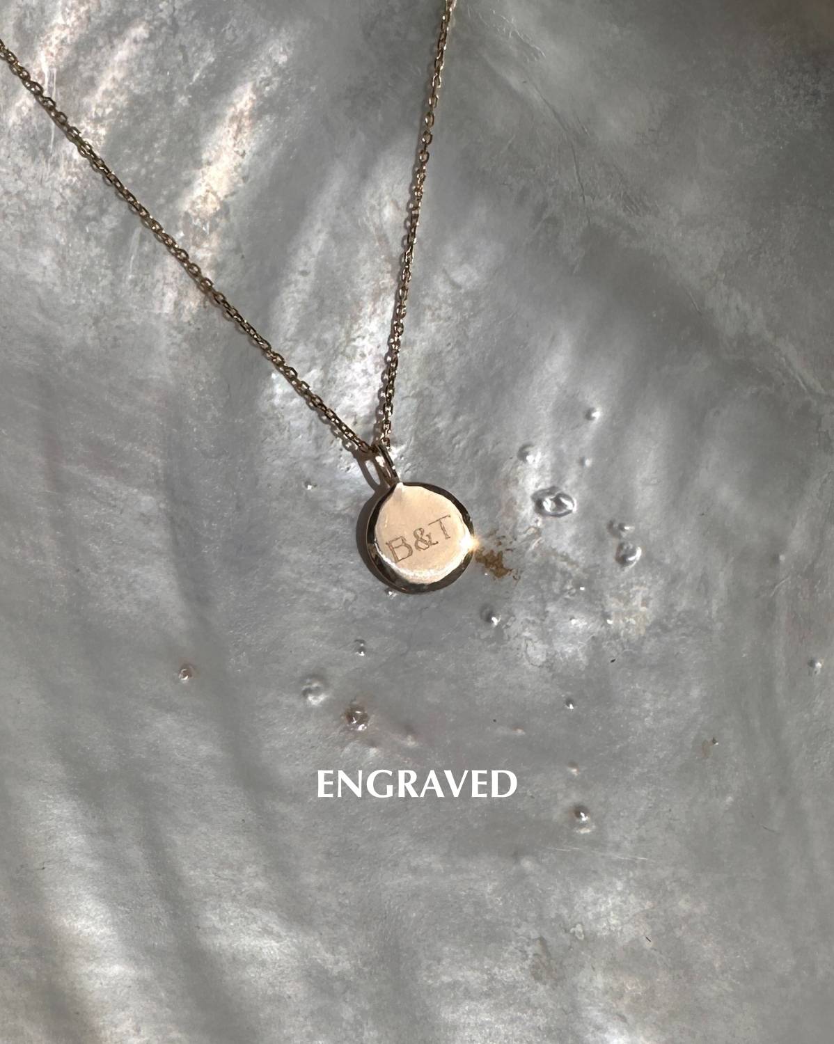 Halo Initial Pendant